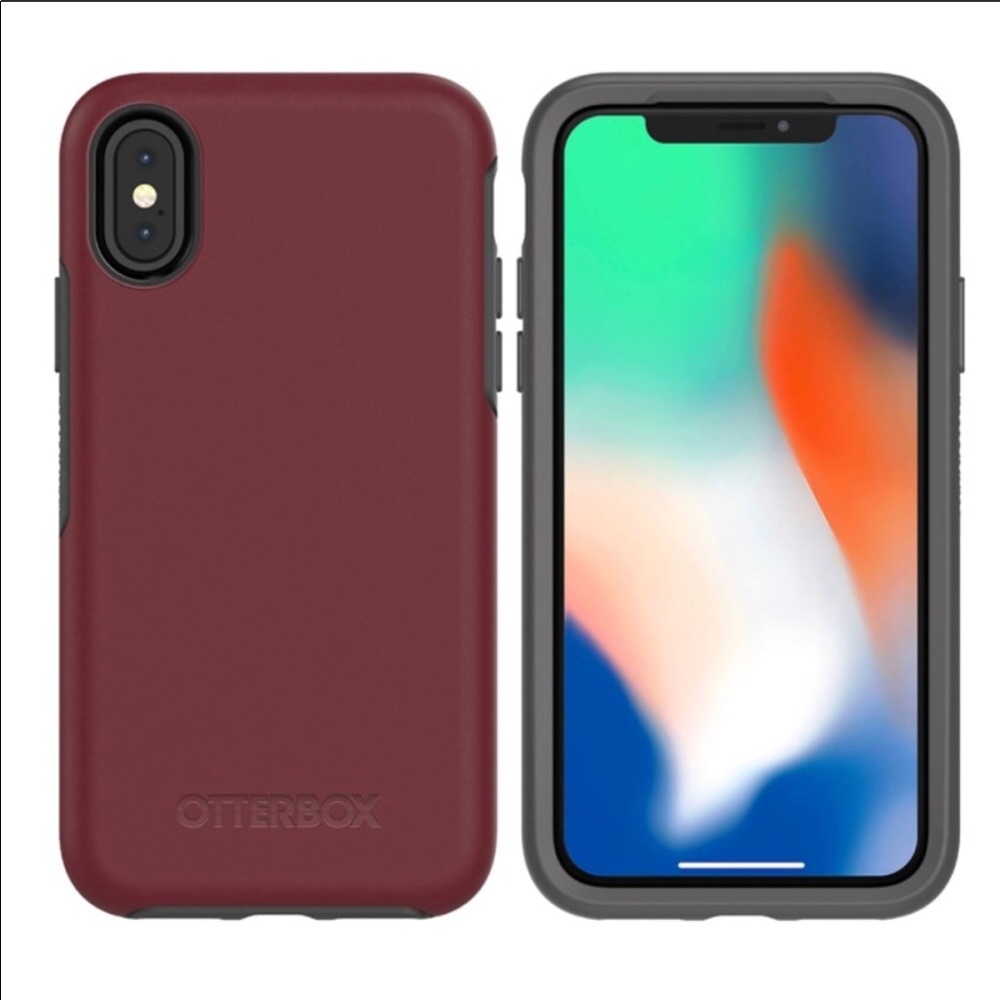 Otterbox iPhone X Maroon Case